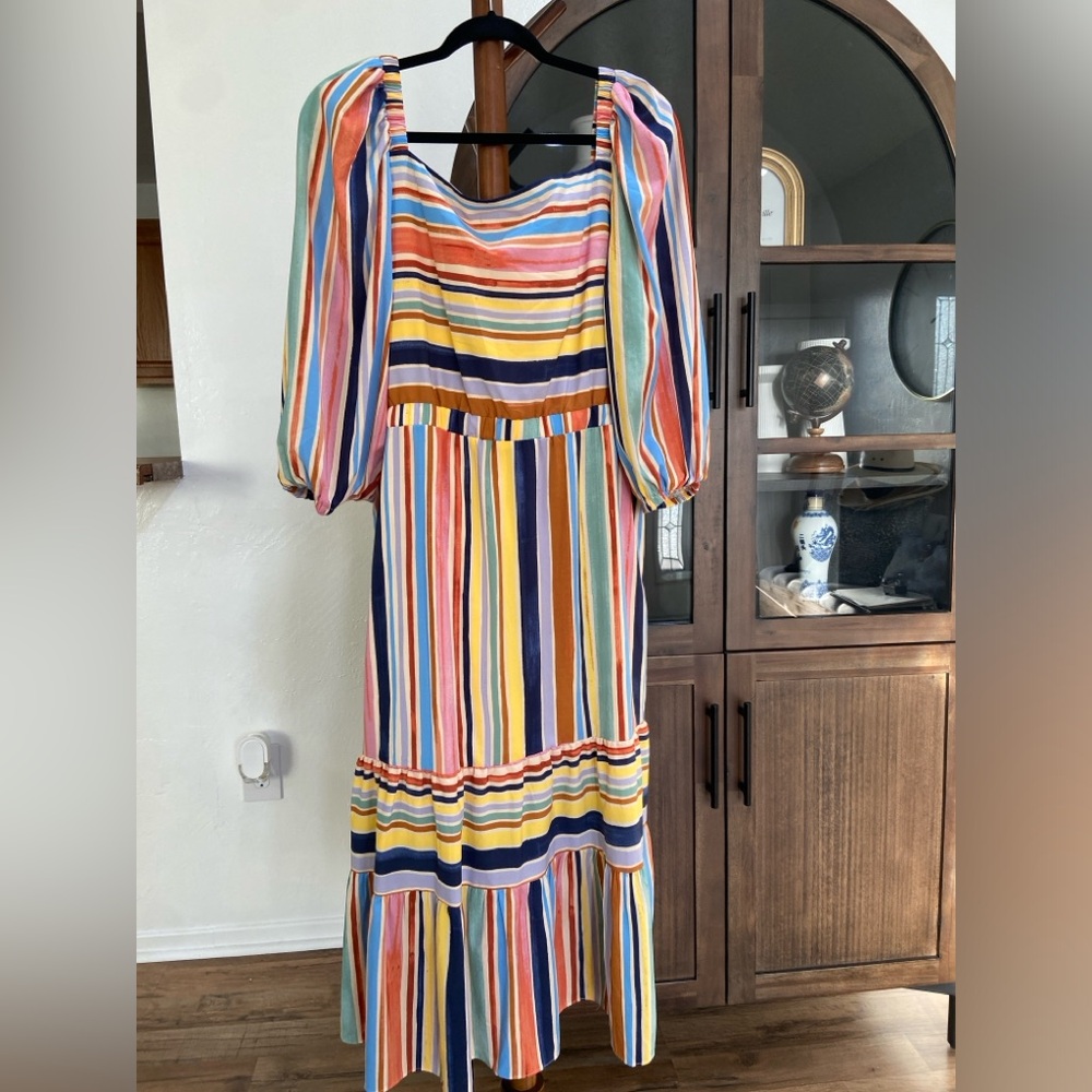 EUC Donna Morgan Striped Dress